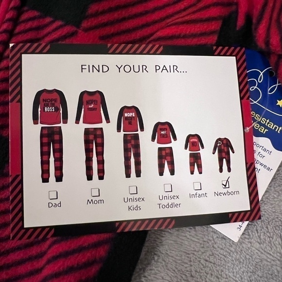 Infant checker sleep and play pajama size 6-9M - Picture 2 of 6